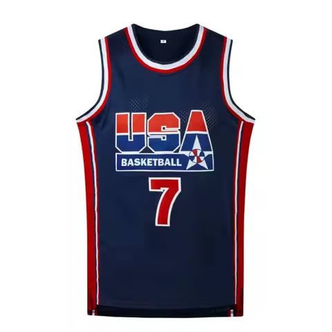 Men's Basketball Jersey Breathable Round Neck Sportswear Sleeveless Boys Training Uniform Team T-shi