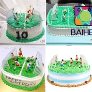 BAIHEE Set of 9 Soccer Toppers Funny 9 Soccer Players Cake Decorations Cupcakes