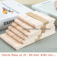 [ TAM TAM ]-Wooden Ice Cream Sticks for Handmade Models in sizes 6.5cm,9.3cm,11.5cm,12.5cm,13.5cm -M
