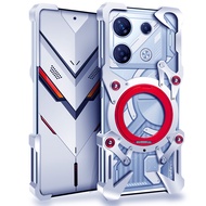 Zimon Metal เคสมือถืออลูมิเนียมโลหะเกราะแข็งแกร่งสำหรับ Infinix GT 10 20 Note 40 50 Pro + Back Funda
