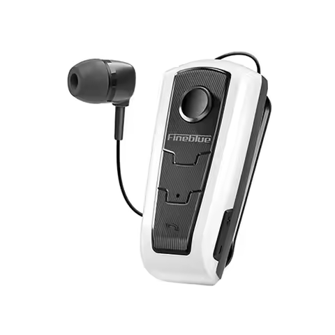 Upgraded Fineblue F910 Wireless Bluetooth Headset Heaphones in Lotus Earphone with Clip Handsfree Re