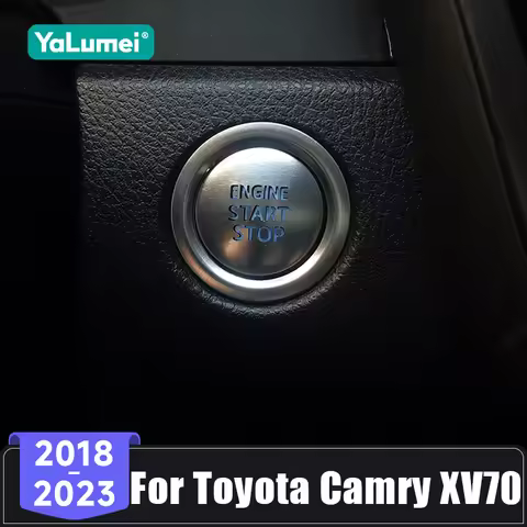 For Toyota Camry XV70 70 2018 2019 2020 2021 2022 2023 Car Engine One-Click Start Stop Button Trim C