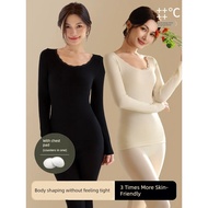 renoma underwear winter set Women's Autumn-Winter Velvet Thermal Underwear Set