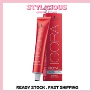 SCHWARZKOPF IGORA Royal METALLICS Permanent Hair Colour Cream - 60ML (ST)