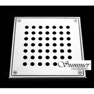 304 STEEL OUTDOOR / INDOOR FLOOR TRAP GRATING FLOOR GRATING/ SCREW FLOOR TRAP 15X15 CM 6"