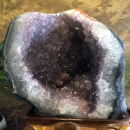 Crystal Amethyst Geode Cave fortune good luck & prosperity Crystal Healing Crystal Cleansing Gemston