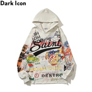 RAFF PULLOVER HOODIE Murakami Takashi Graffiti Hoodie เสื้อกันหนาวผู้ชาย