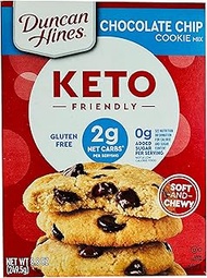 Duncan Hines Keto Friendly Chocolate Chip Cookie Mix, 8.8 oz
