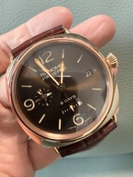 Panerai Radiomir 18K Gold 8 days GMT PAM 395  沛納海   RADIOMIR / 參考編號 PAM 395  45mm,18K玫瑰金  附原廠錶盒、錶卷、鑰