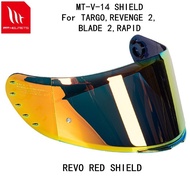 vk5xjx replacement visor for TARGO REVENGE BLADE 2 SV RAPID spare Original MT helmet shield Helmet