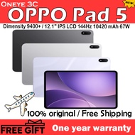 OPPO Pad 5 Wifi‑Version Dimensity 9400+ 12.1" IPS LCD 144Hz 10420mAh 67W Fast Charging Tablet