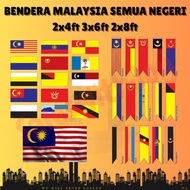 【SalesWithJoy】Merdeka Sales Malaysia Flag Bendera Malaysia Bendera Negeri Bendera States Flag Bender