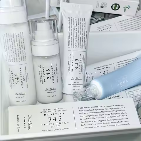 Dr.Althea 345 Relief Cream Mist 147 Antioxidant Whitening Cream Moisturizing Intensive Repair Essenc