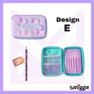 READY STOCK SMIGGLE SINGLE ZIP Pencil Case Box+FREE 2 Scented Pencil+Plastic Bag