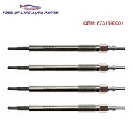 1/2/4X 5V Glow Plug 6731590001 For Ssangyong Tivoli D16F 2015 2016 2017 2018 2019+ XLV SUV 2016+ 1.6