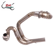 For DUCATI Scrambler 800 MONSTER 797 Motorcycle Exhaust Escape Modified Titanium Alloy Front Pipe Co