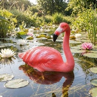Bothyi Buoyant Flamingo Decorative Buoyant Flamingo Statue Waterproof Pond Ornament for Landscape, G
