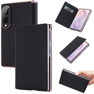 Premium Togo Cowhide Leather Flip Case for Samsung Galaxy Z Fold8 7 Card Slot Cover