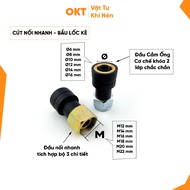 Quick Connector for Locking Valve, Brake Valve Connector. 2-Layer Lock Elbow, High Pressure Resistan
