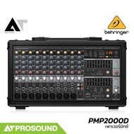 Behringer EUROPOWER PMP2000D เพาเวอร์มิกซ์ 14 แชนแนล คลาส D 2000 วัตต์ พร้อมเอฟเฟคในตัว AT Prosound