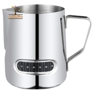Milk Frother Temperature Display Milk Frother Pot and Cup for Latte Art