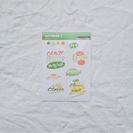 INK.DIARY - S005 Lettering 1 Stickers