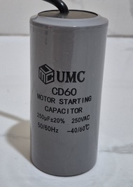 CD60 Kapasitor dinamo Motor 250v Dinamo 100uf 150uf 200uf 250uf 300uf 350uf 400uf Capacitor Starting