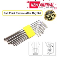 7PCS / 9PCS Chrome Long Type Ball Point Allen Key Set Hexagon head Allen key set (MM size)