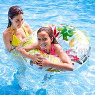 Ombak9 Intex Transparent Tube 97-cm / 38-Inches Inflatable Swim Ring Children Age 9+ Pool Float Floa