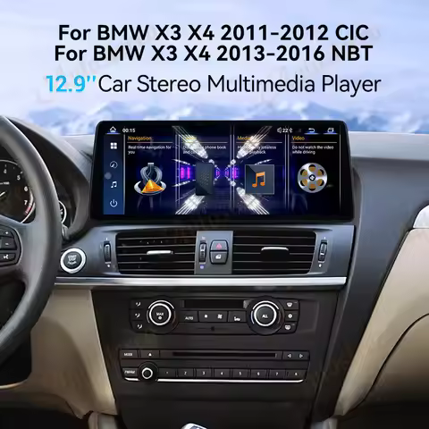 Ultra 12.9 Dual BT Carplay Android 13 Car GPS Navigation For BMW X3 F25 X4 F26 2011-2016 Head Unit M