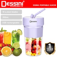 DESSINI ITALY 350mL USB Rechargeable Portable Bottle Juicer Blender Chopper Grinder Mixer Smoothie /