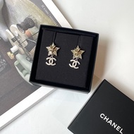 Chanel星星+Logo耳環