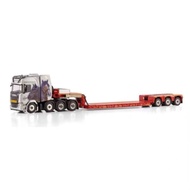 WSI 1: 50 SCANIA R Series 8X4 European Low Board Trailer Model ESSER SCHWER 01-4570