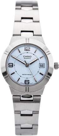 Casio LTP-1241D-2A นาฬิกาข้อมือสำหรับผู้หญิง สาย Stainless