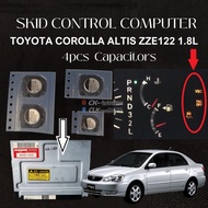Toyota ALTIS 1.8G 2001-2007 SKID CONTROL (ABS VSC TRC) COMPUTER 89540-12570 89540-12552 Capacitors R