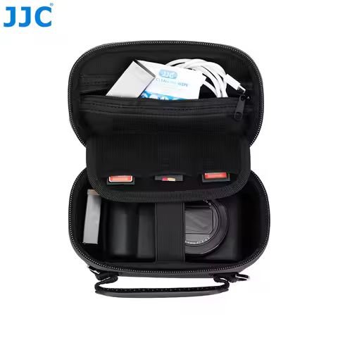 JJC Carrying Camera Case for Dji Osmo Action 6 Canon PowerShot V1 V10 G7X Mark III Fujifilm X Half C