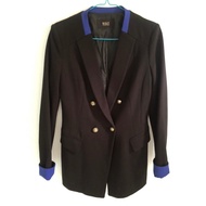 Black blazer black balmain blazer
