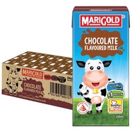 [Bundle of 24] MARIGOLD Chocolate UHT Milk Plain, 24 x 200ml