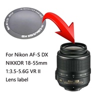 New For Nikon AF-S DX NIKKOR 18-55mm 1:3.5-5.6G VR &18-55 mm VR II Domestic Front Lens Pressure Ring