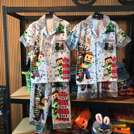 Italian Silk Pajamas*Mycraft Rocket*Gray