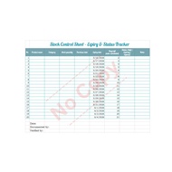 Product Expiry Date Tracker Excel Sheet | Auto Countdown Inventory Management Template