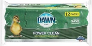 Dawn Power Clean Dual-Sided Scrubber Sponges for Dishwashing, Wave-Shaped Kitchen Sponges for Dish C