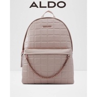ALDO ADELILITH Women Top Zipper Closure Quilted Backpack With Chain Ornament (BRAND NEW)