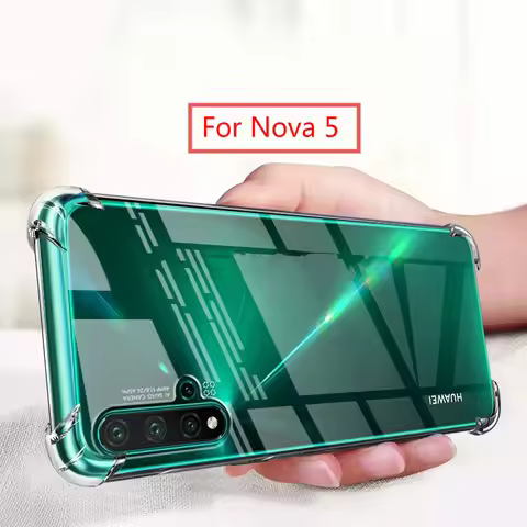 Soft Silicone Shockproof Phone Case For Huawei Nova 3 3e 3i 4 4e 5 5Z 5I 6 7 Pro SE 7i AirBag Anti K