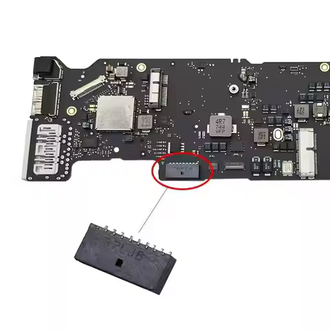 Original For Macbook Air A1369 A1466 Battery Connector Soldered in Motherboard