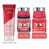 ch0 paket Pond's Age Miracle Day Cream 50G + Night Cream 50G + Facial