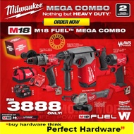 Milwaukee M18 4 IN 1 LIMITED MEGA COMBO / M18 Latest Model Combo Set / Milwaukee Mega Combo Package / Milwaukee Combo