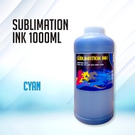 SUBLIMATION INK (DX5/DX7) 1000ml CYAN / MAGENTA / YELLOW / BLACK