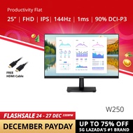 PRISM+ W250 25" 144Hz Productivity Flat Monitor [1920 x 1080][NEW UPGRADE FROM 24]