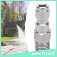[Szxflie2] Pressure Washer Adapter Portable Easy to Install 1/4 Thread Quick Disconnect